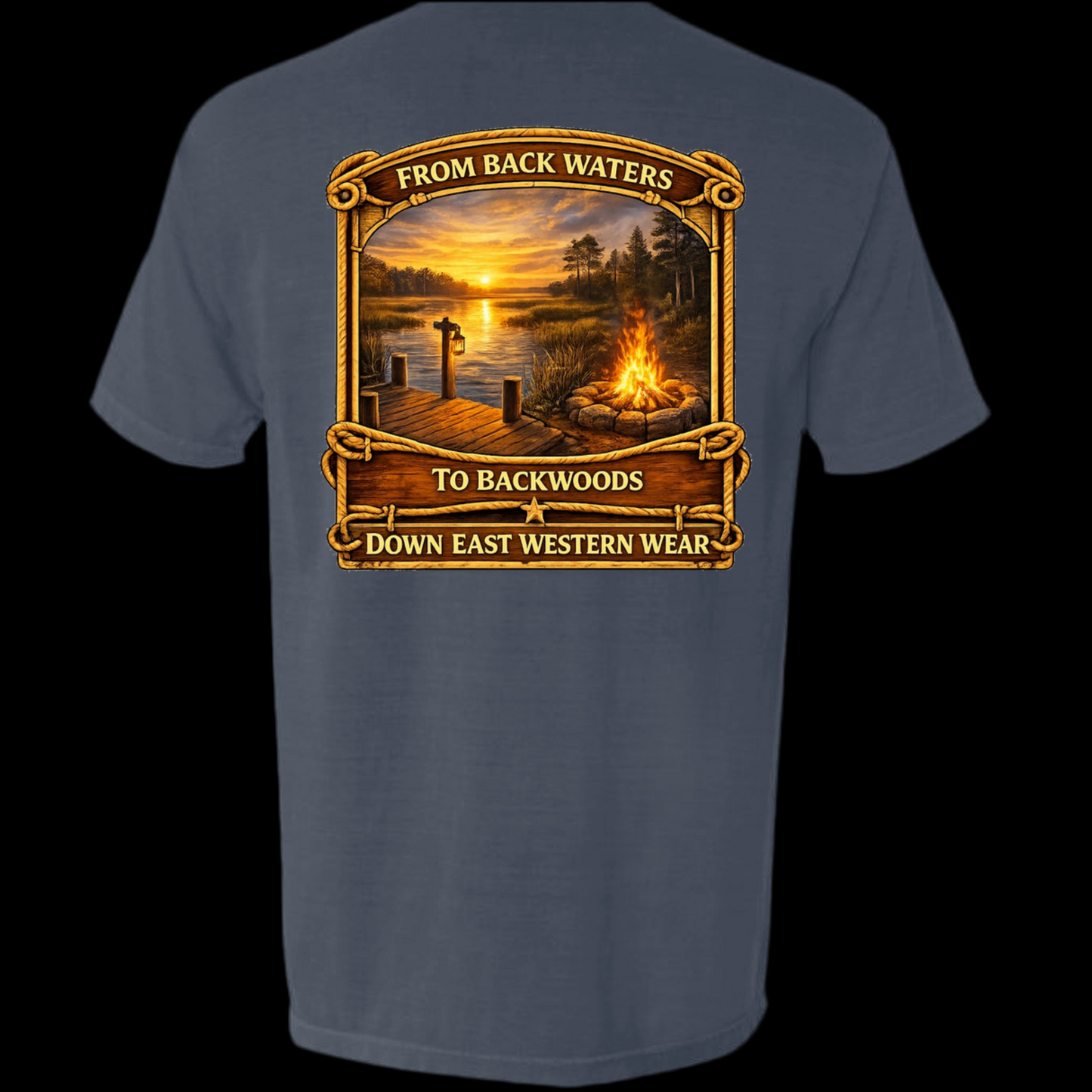 Down East Western Backwaters Pocket T-shirt