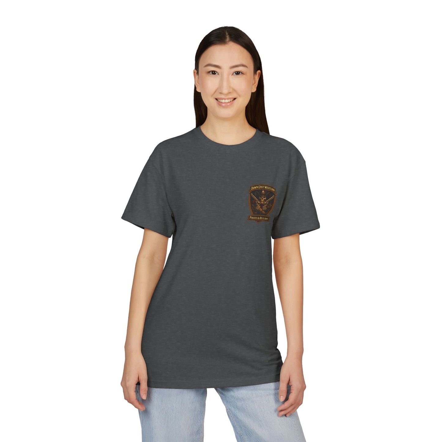 Down East Western  “Freedom Tastes Like Salt “ series Unisex Sueded T-Shirt