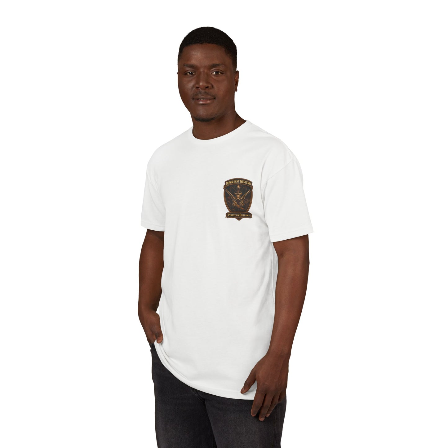 Down East Western  “Freedom Tastes Like Salt “ series Unisex Sueded T-Shirt