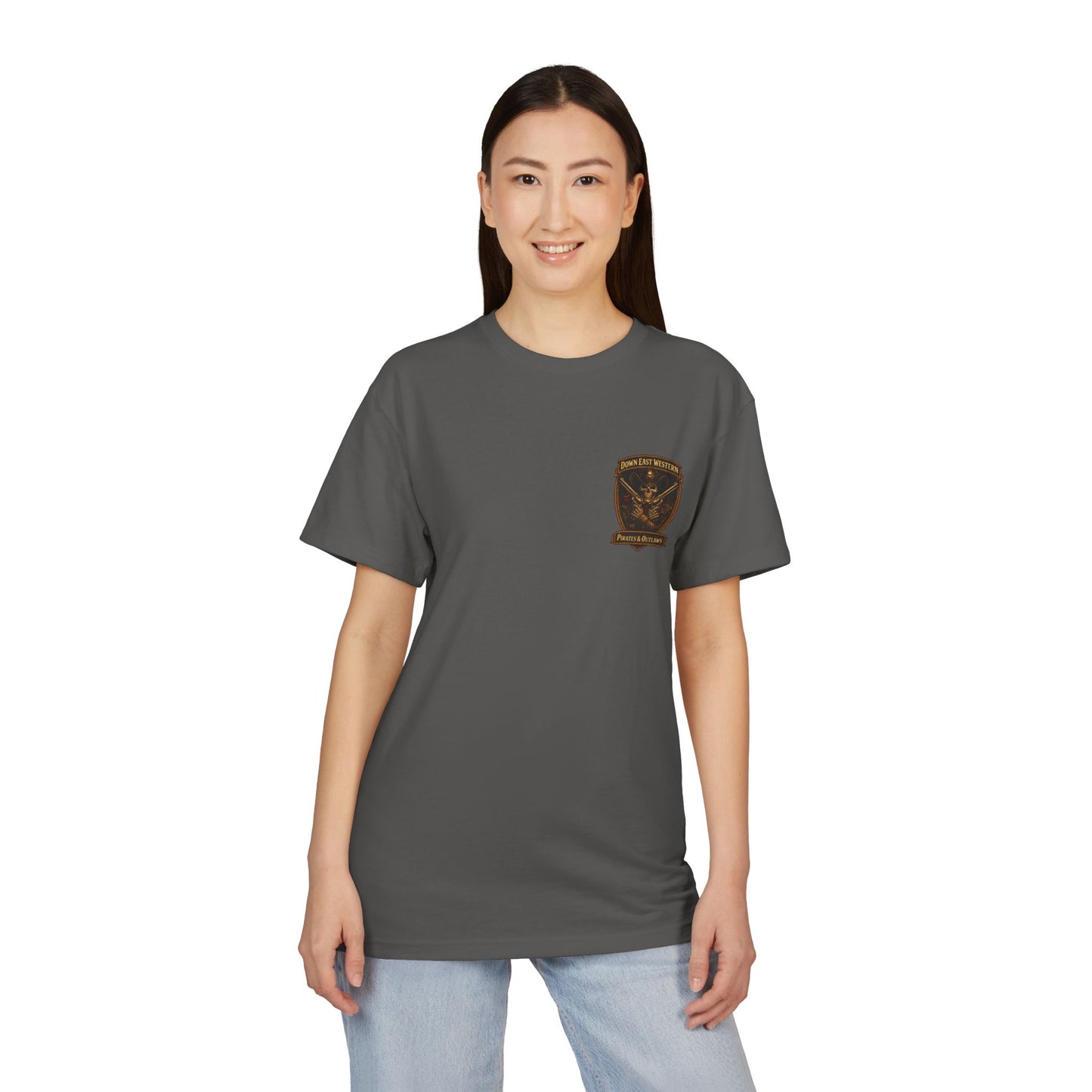 Down East Western  “Freedom Tastes Like Salt “ series Unisex Sueded T-Shirt