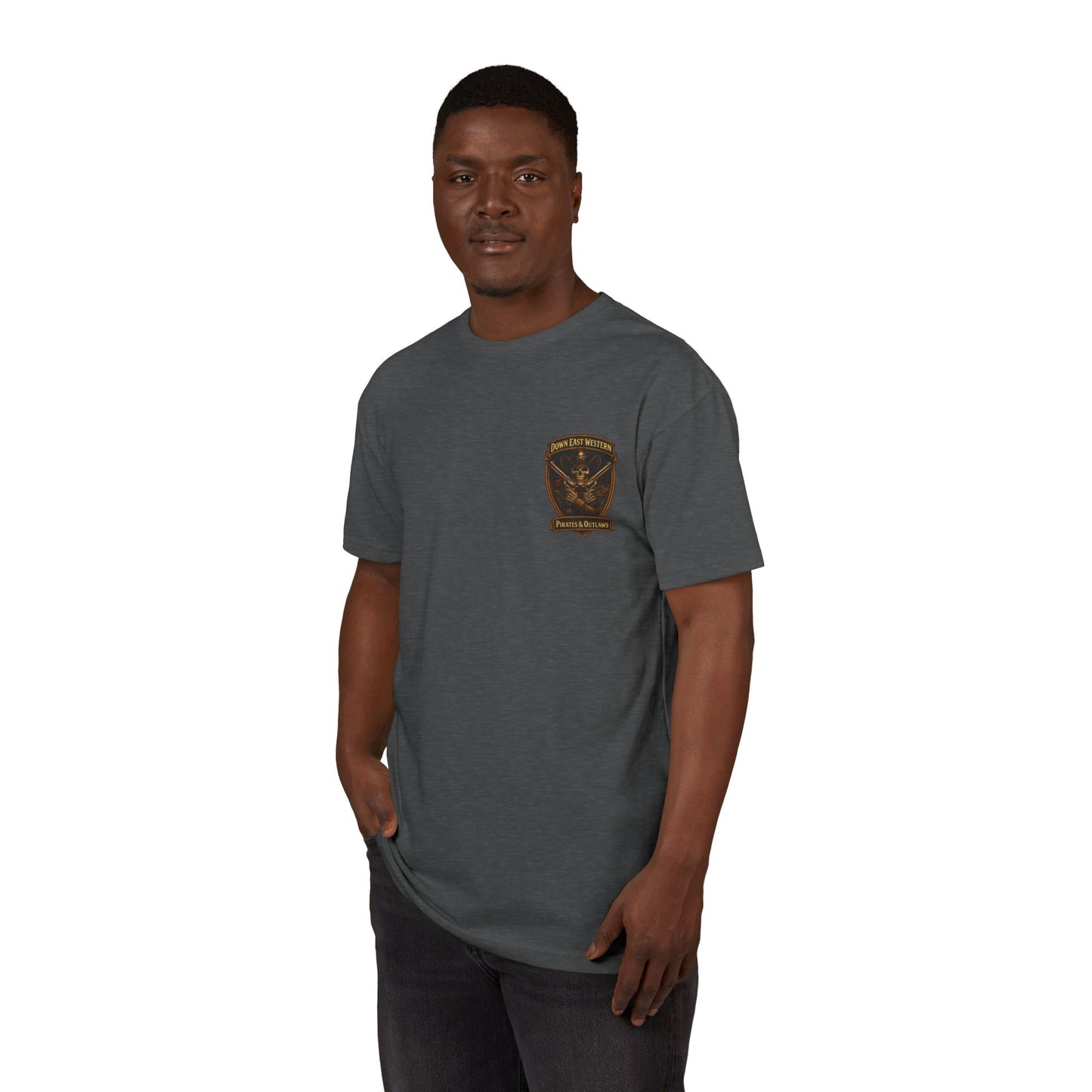 Down East Western  “Freedom Tastes Like Salt “ series Unisex Sueded T-Shirt