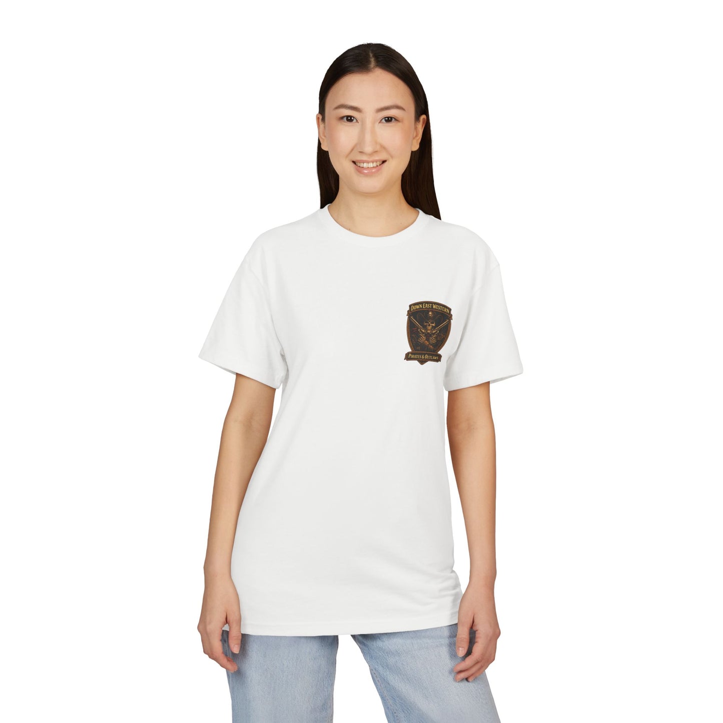 Down East Western  “Freedom Tastes Like Salt “ series Unisex Sueded T-Shirt