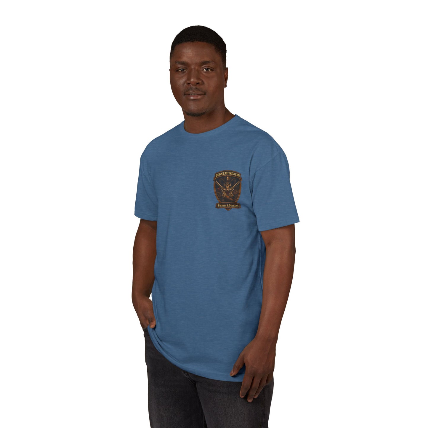 Down East Western  “Freedom Tastes Like Salt “ series Unisex Sueded T-Shirt