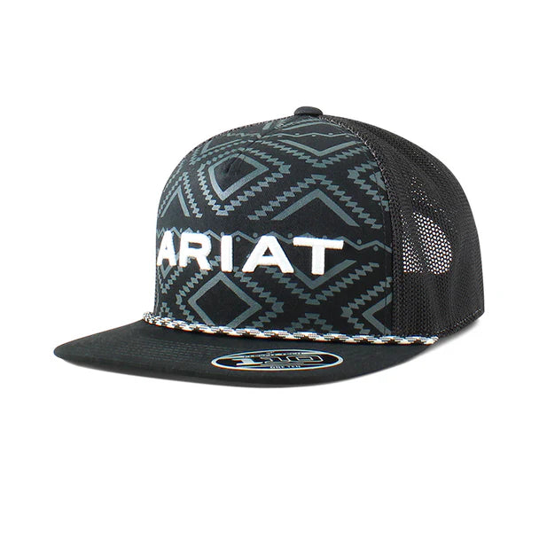 Aztec Kit Rope ARIAT Aztec Rope (Black/Grey) - Trucker Cap – South Coast Western ...