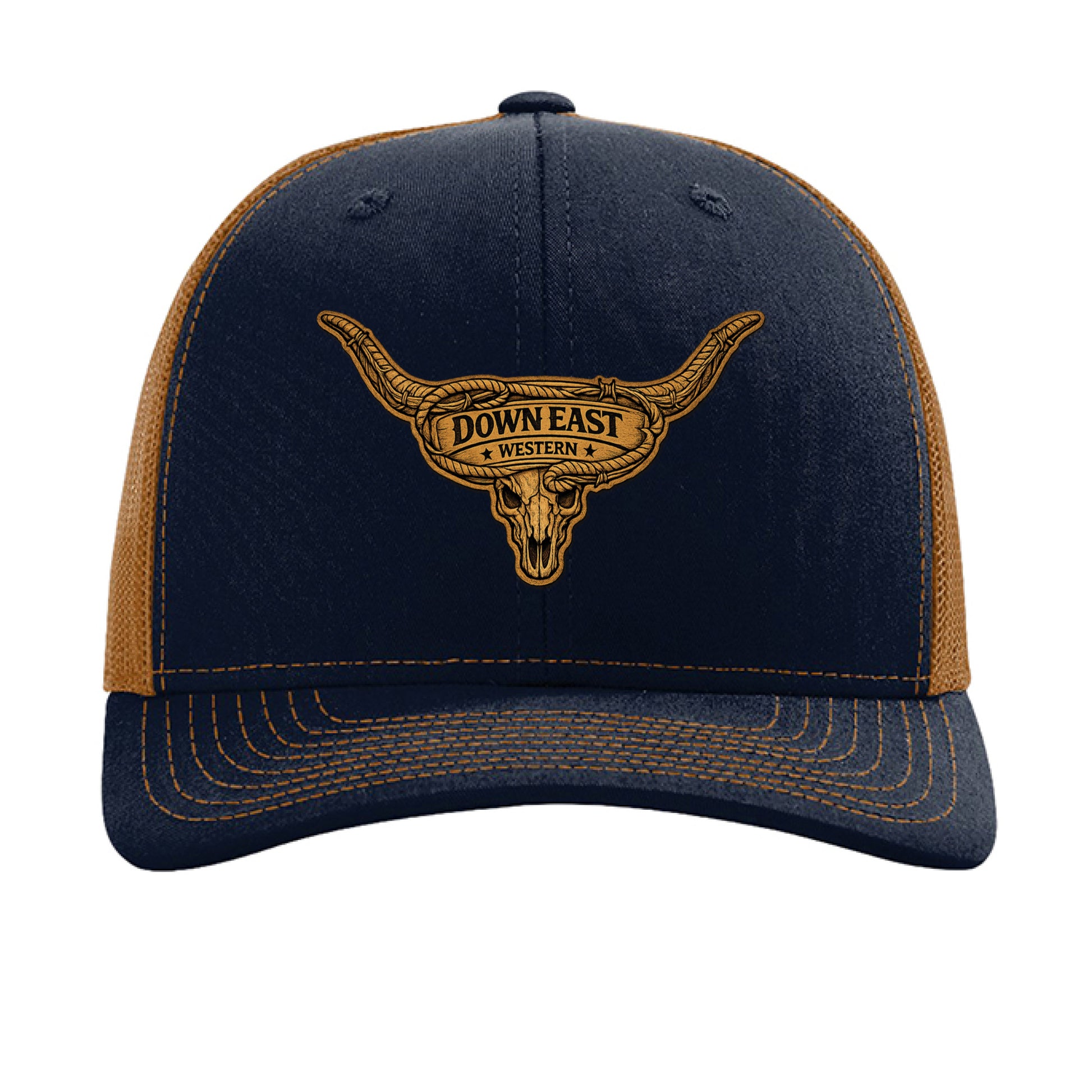 Navy/ Caramel - FRONT