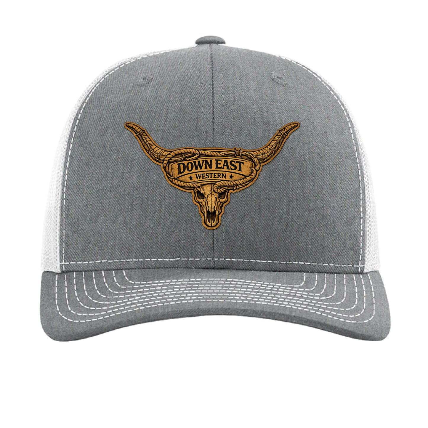 Heather Grey/ White - FRONT