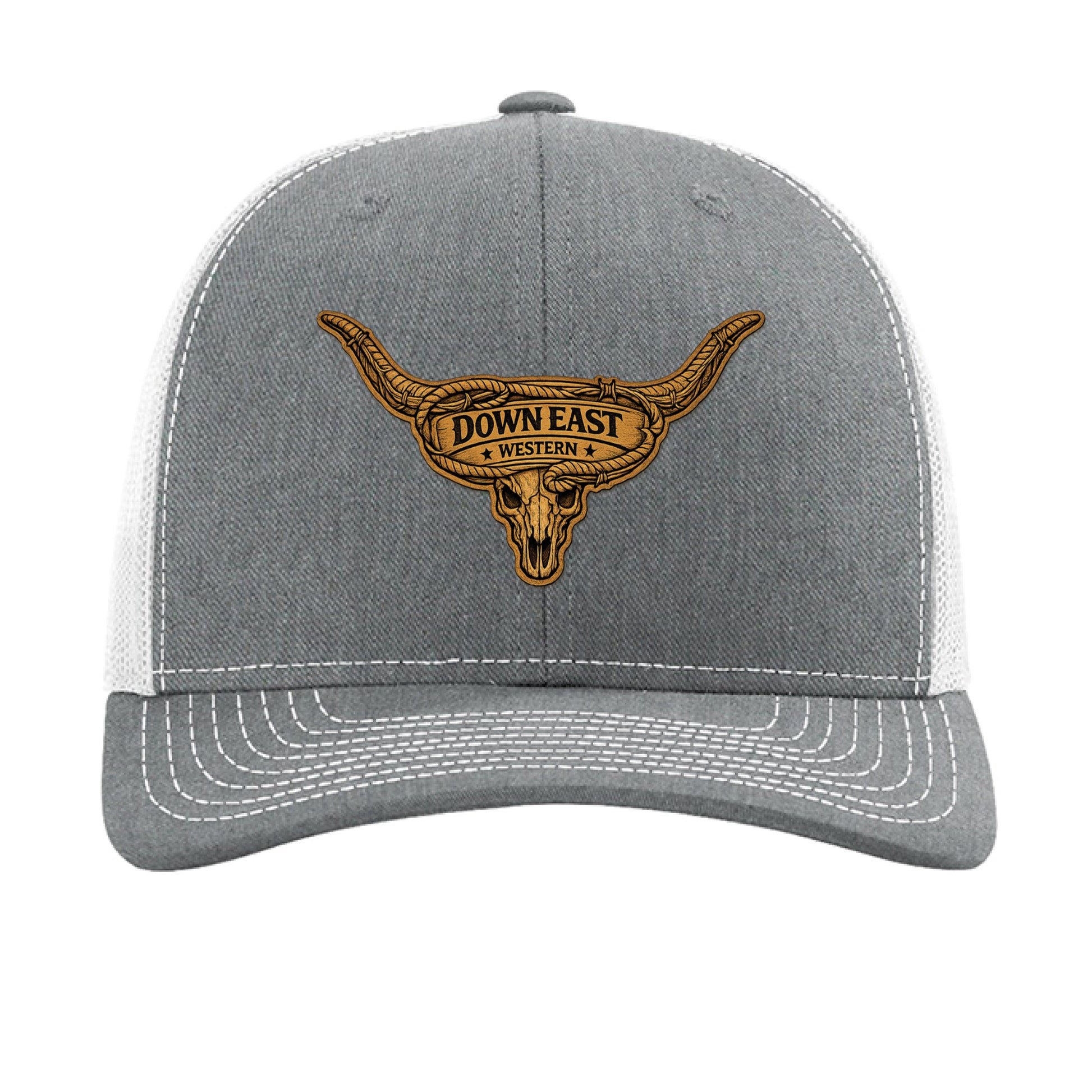 Heather Grey/ White - FRONT
