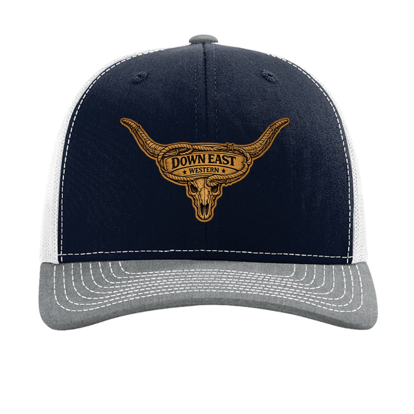 Navy/ White/ Heather Grey - FRONT