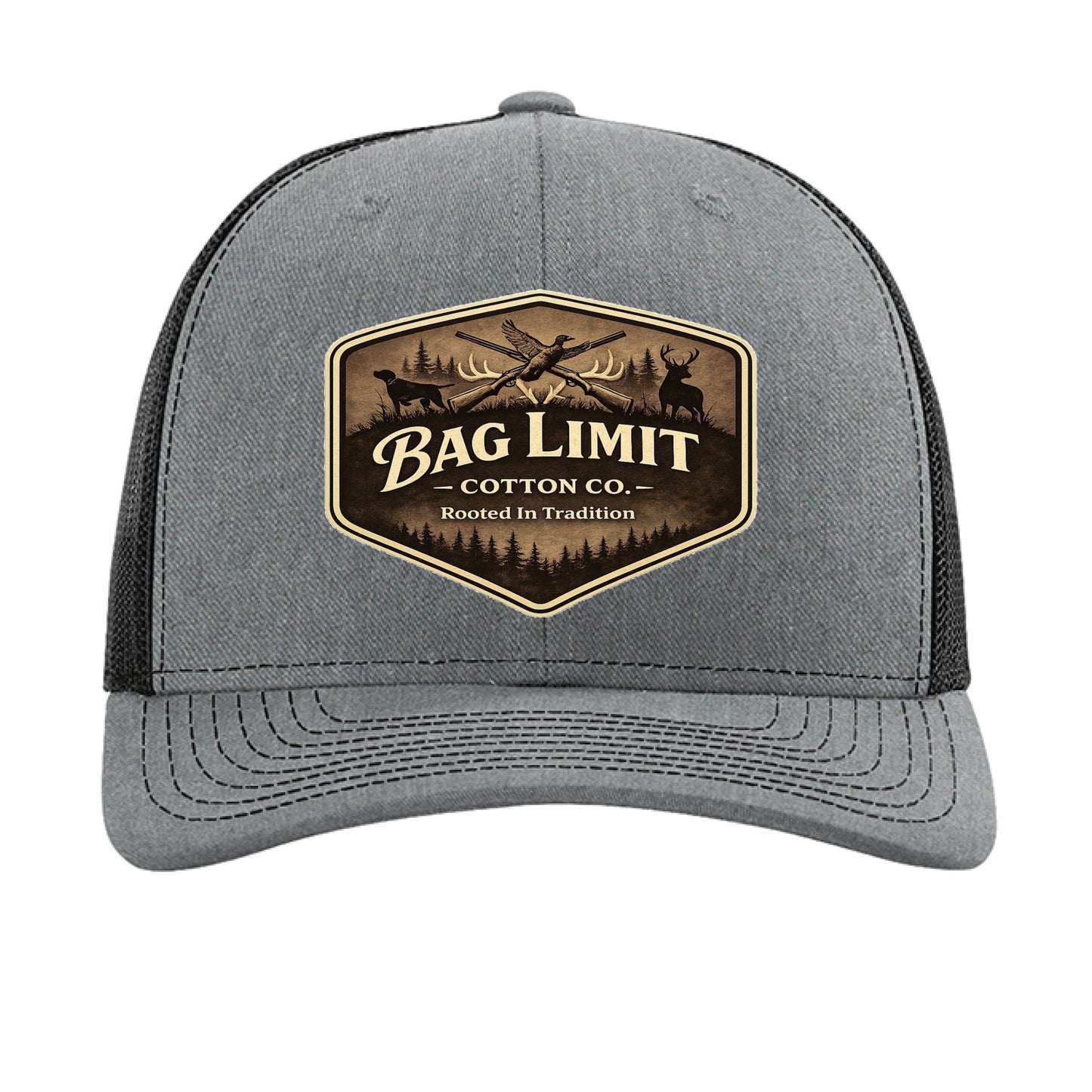 Heather Grey/ Black - FRONT