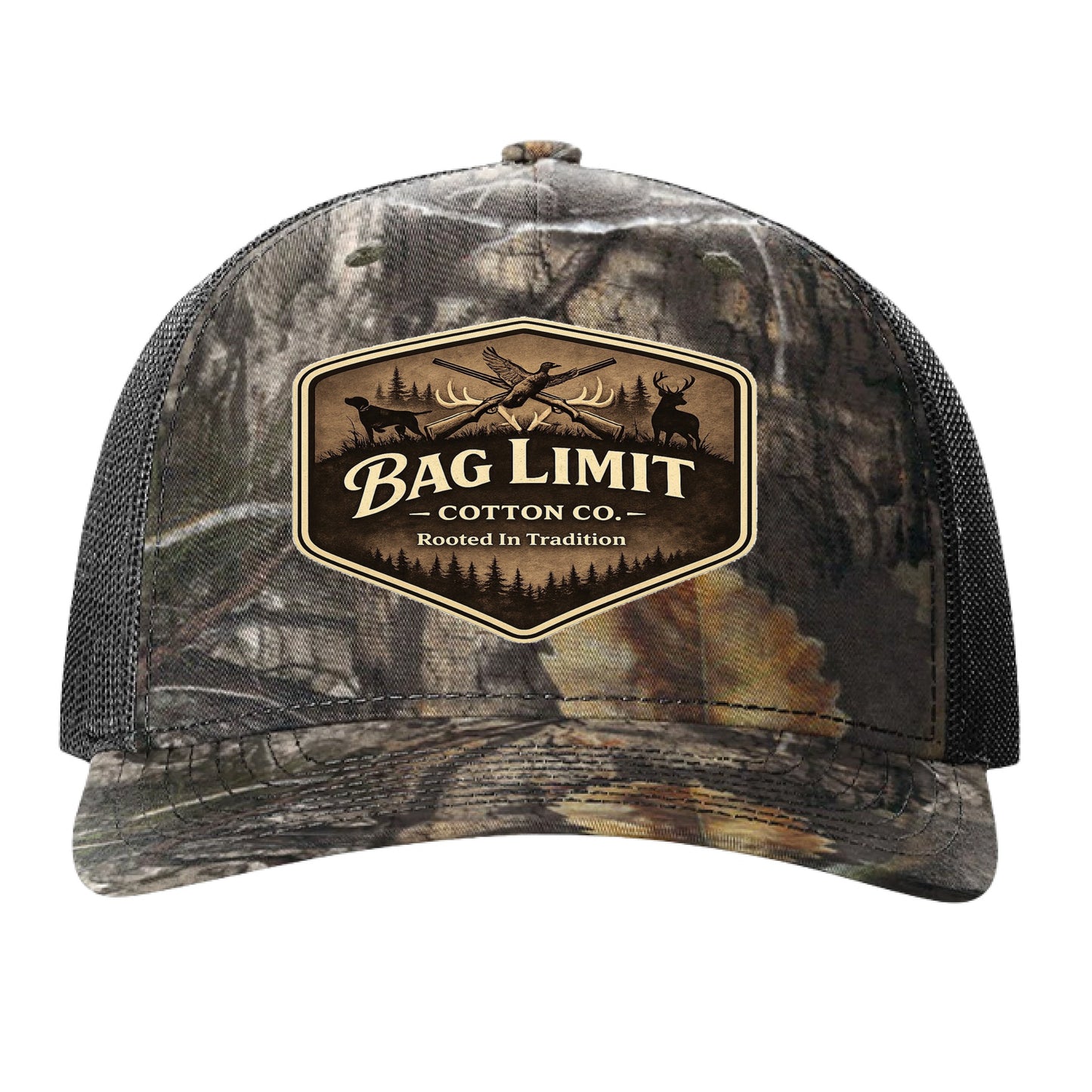Mossy Oak Country DNA/ Black - FRONT