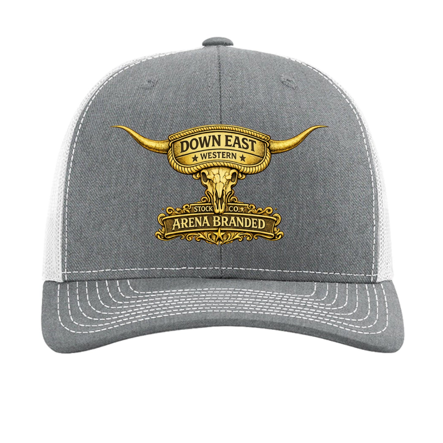 Heather Grey/ White - FRONT