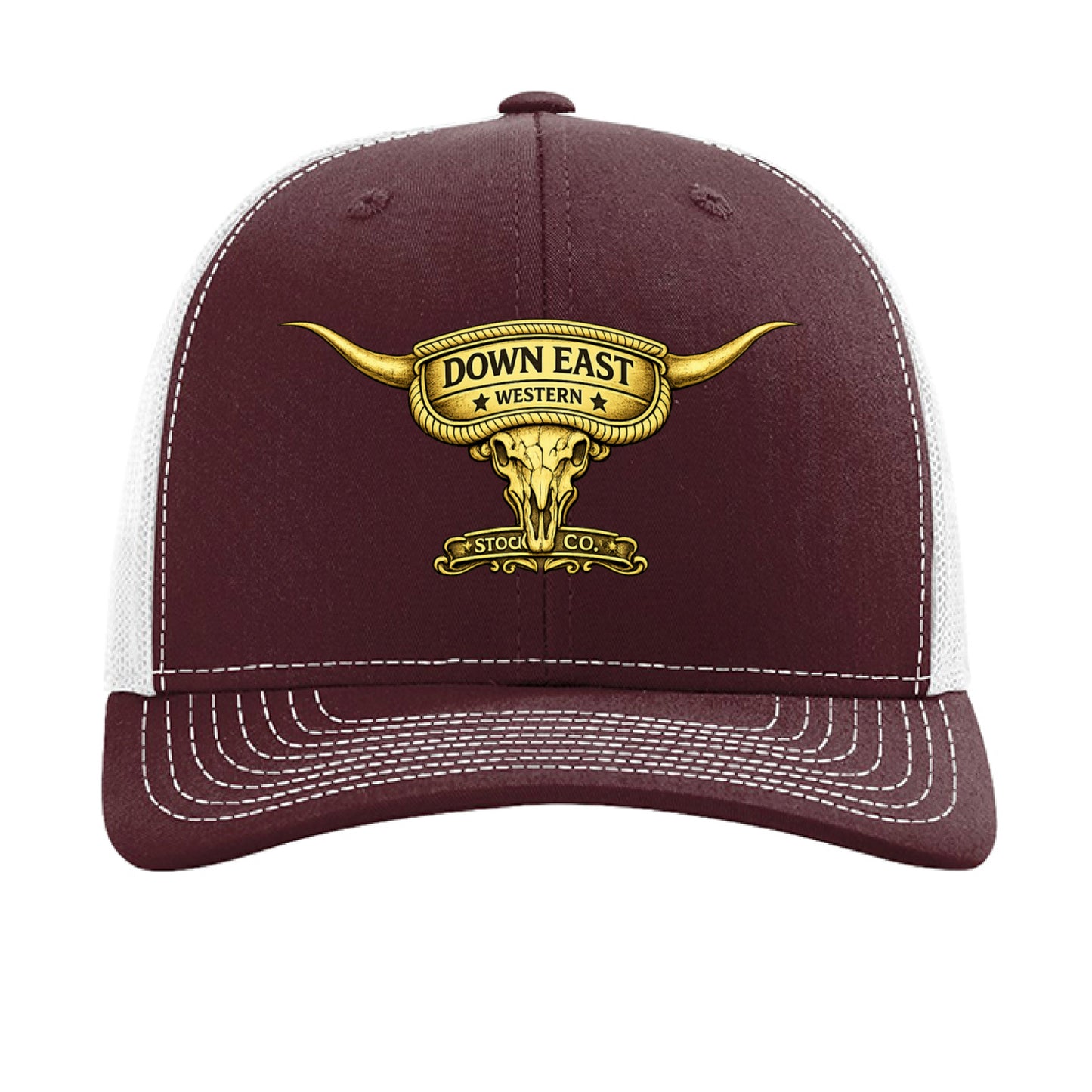 Maroon/ White - FRONT