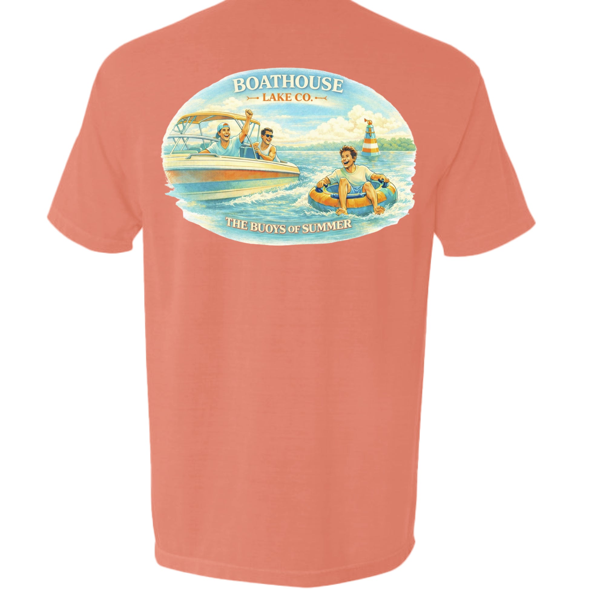 NEON RED ORANGE - BACK