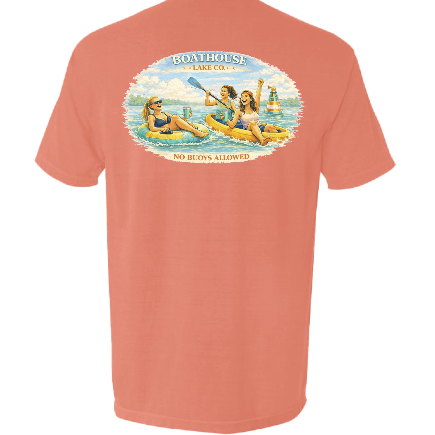 NEON RED ORANGE - BACK