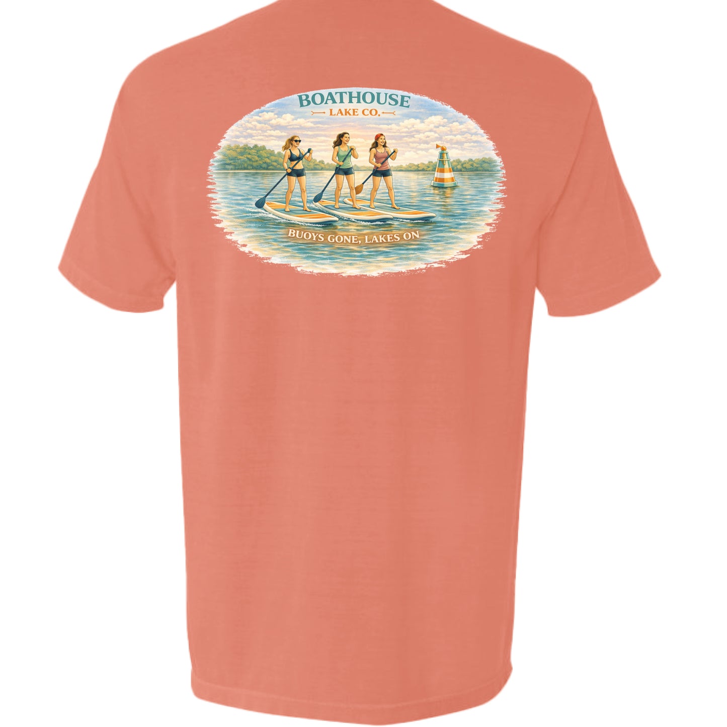 NEON RED ORANGE - BACK