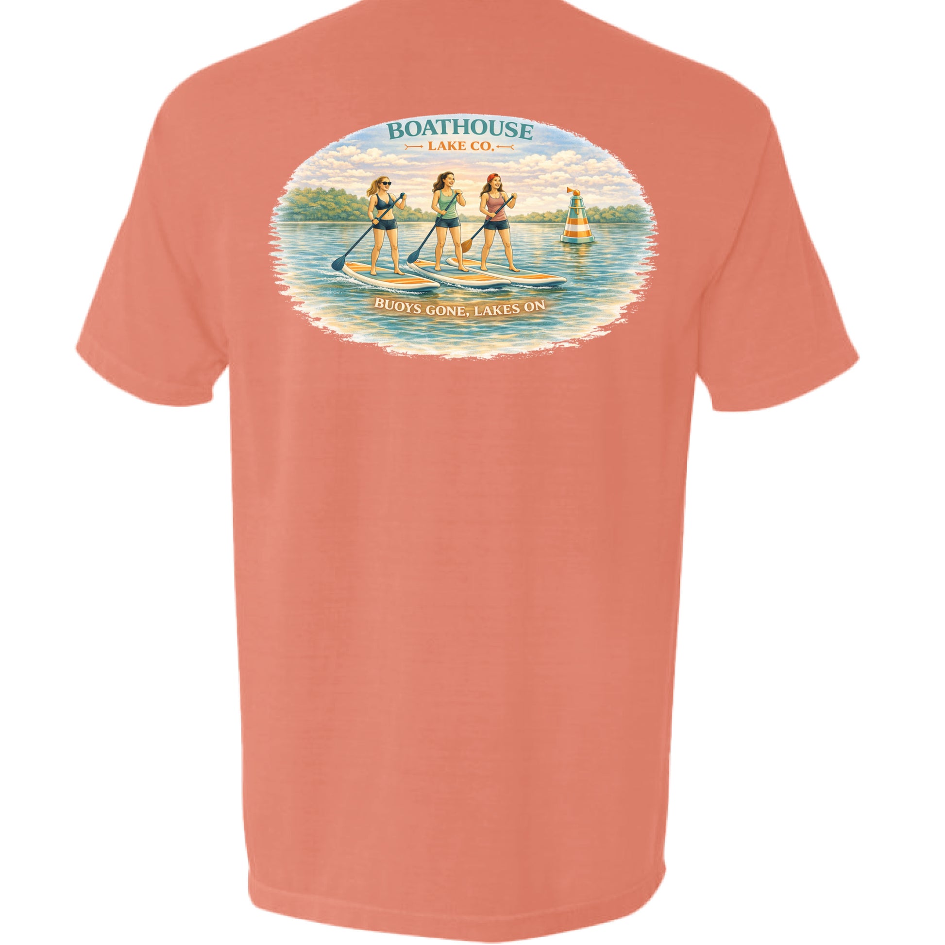 NEON RED ORANGE - BACK
