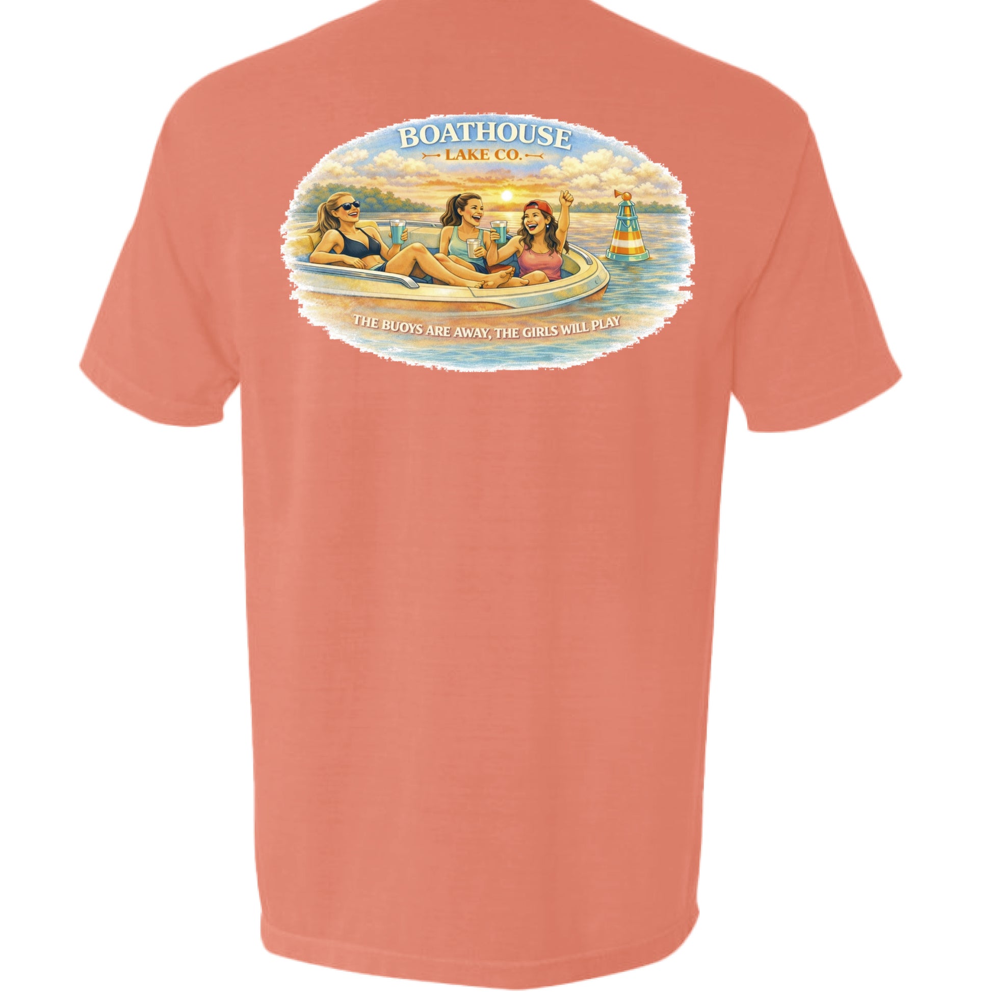 NEON RED ORANGE - BACK